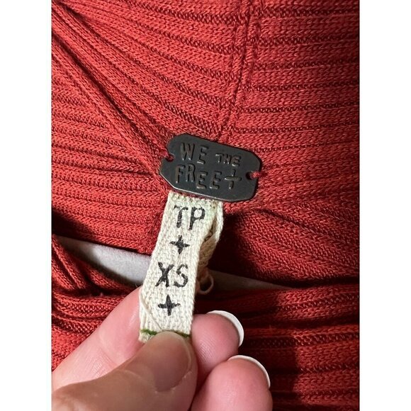 Free people we the free burnt orange top size‎ XS - Picture 5 of 8